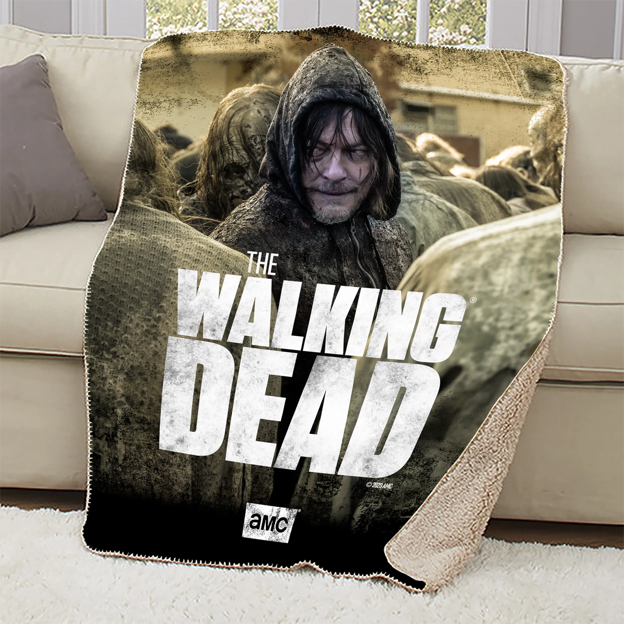 The Walking Dead Daryl Season 10 Sherpa Blanket