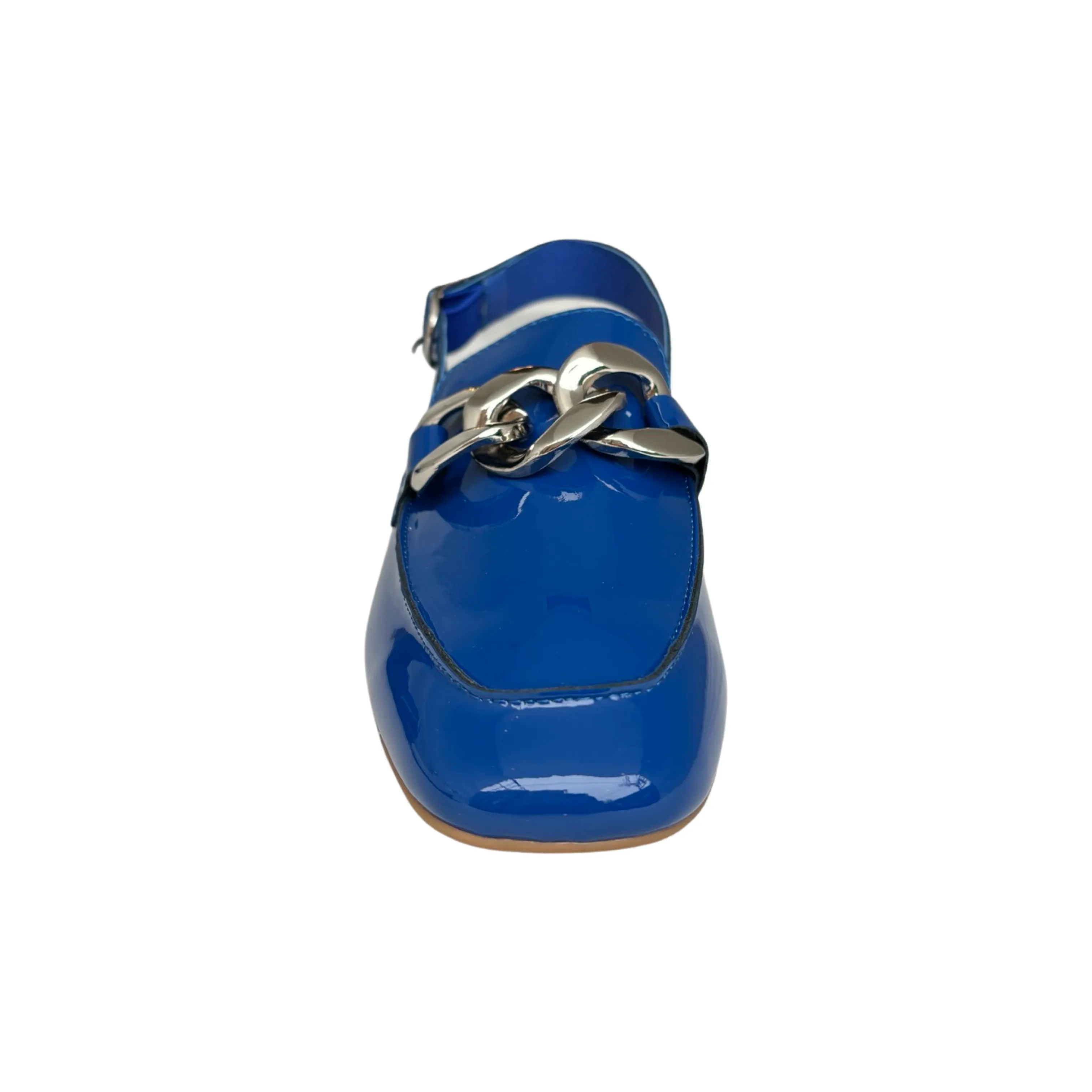 Vabor Cobalt Patent Sling Back