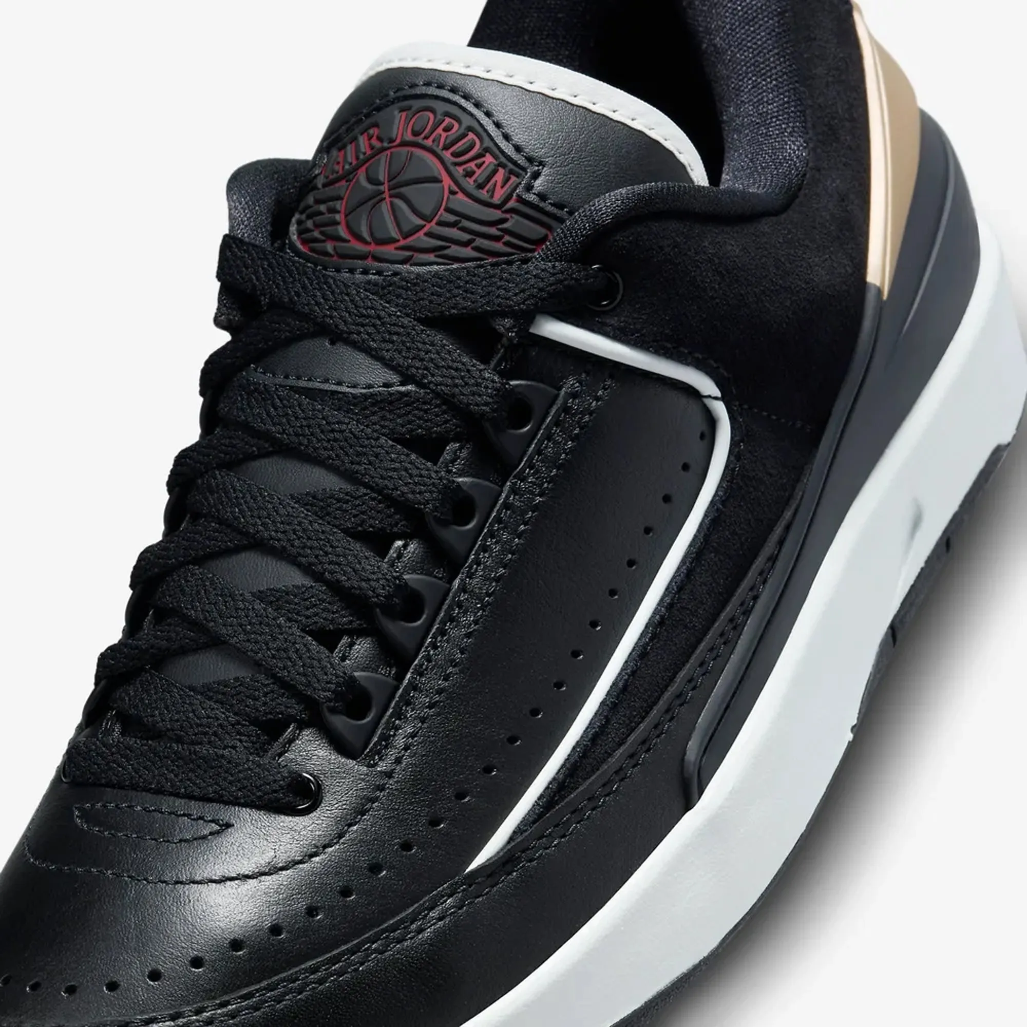 WMN'S AIR JORDAN 2 RETRO LOW 'BLACK/VARSITY RED'