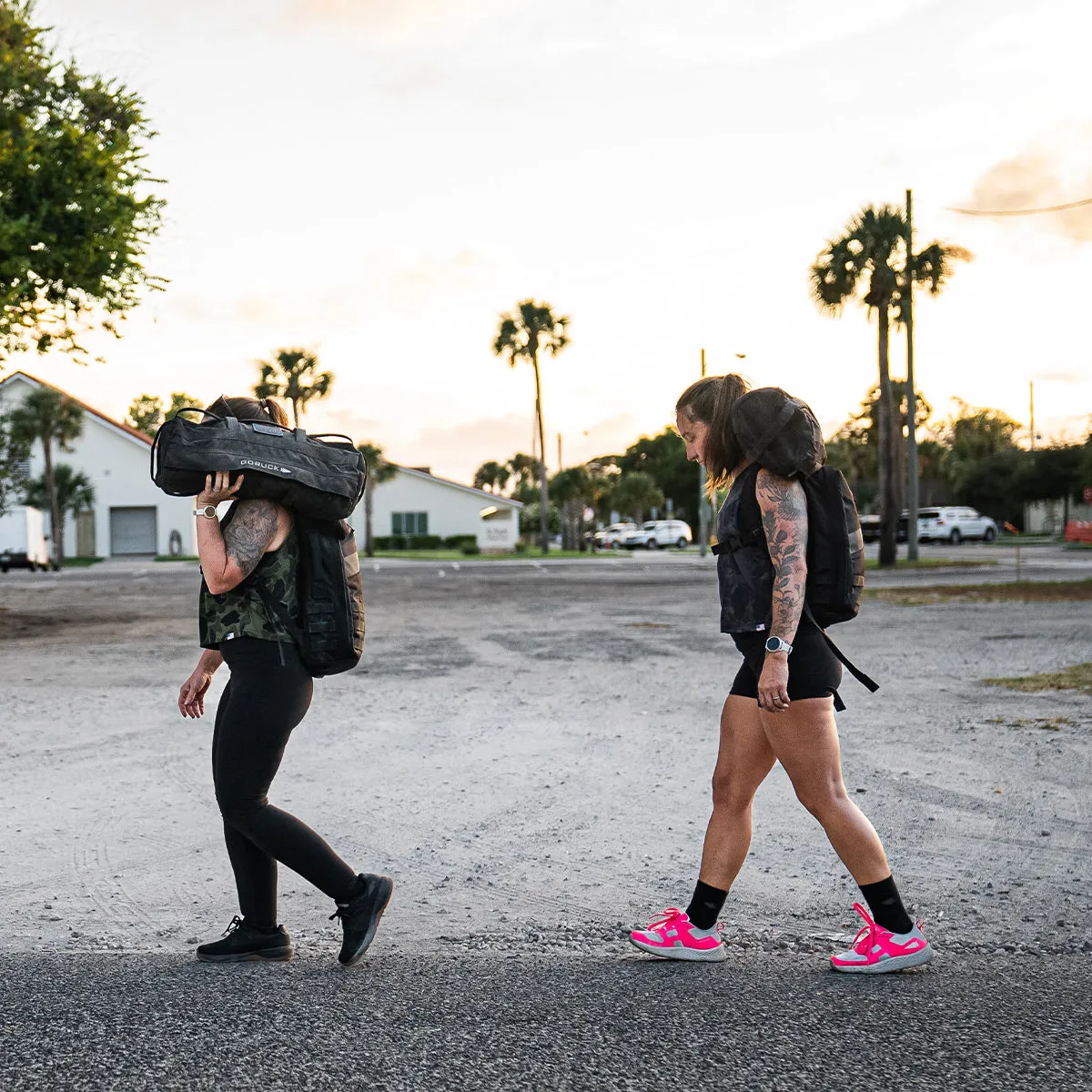 Women's Rough Runners - White   Hot Pink