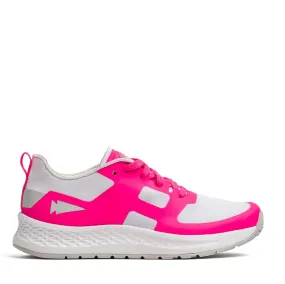 Women's Rough Runners - White   Hot Pink