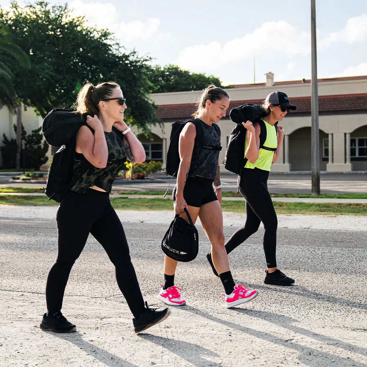 Women's Rough Runners - White   Hot Pink