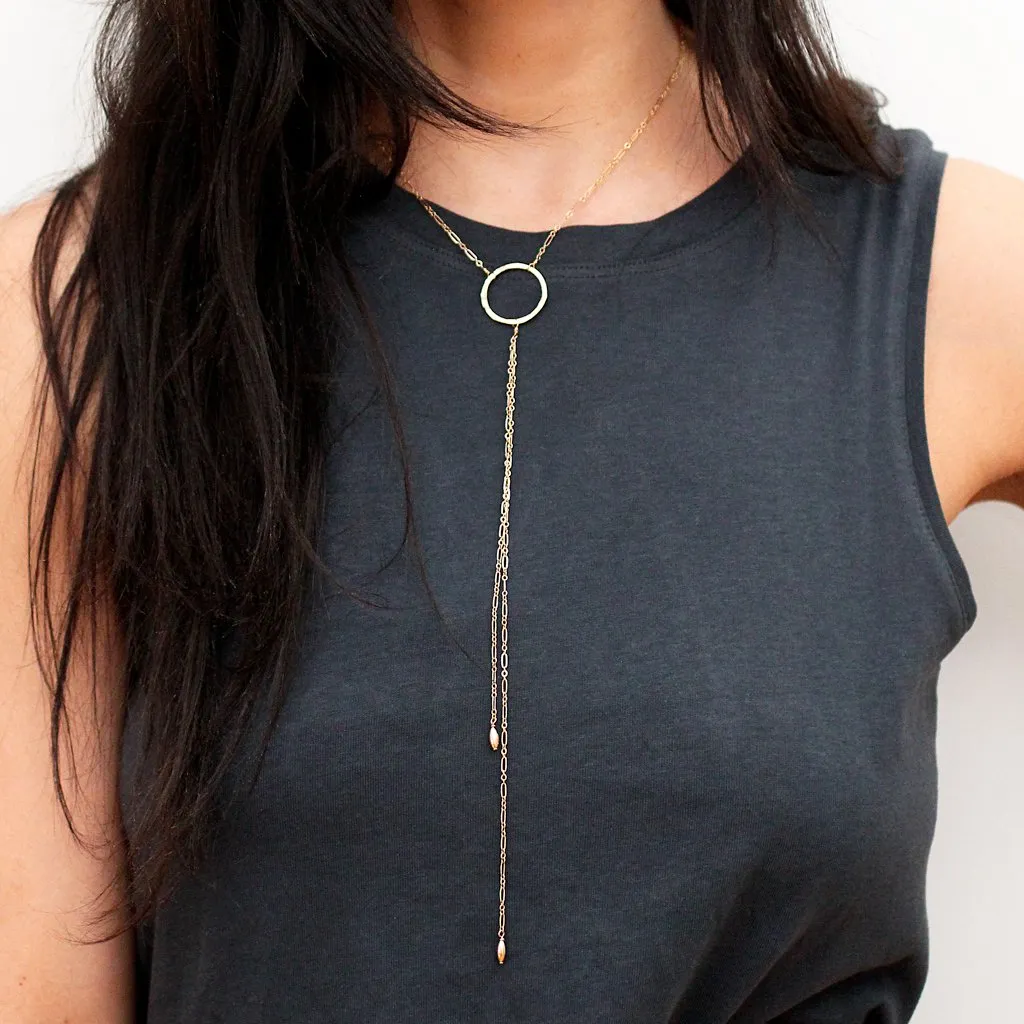 Y Necklace - Medium Bolo