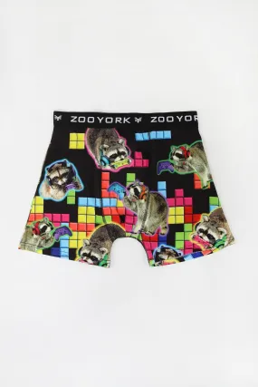 Zoo York Mens Racoon Gamer Boxer Brief