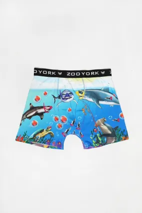 Zoo York Mens Shark Boxer Brief