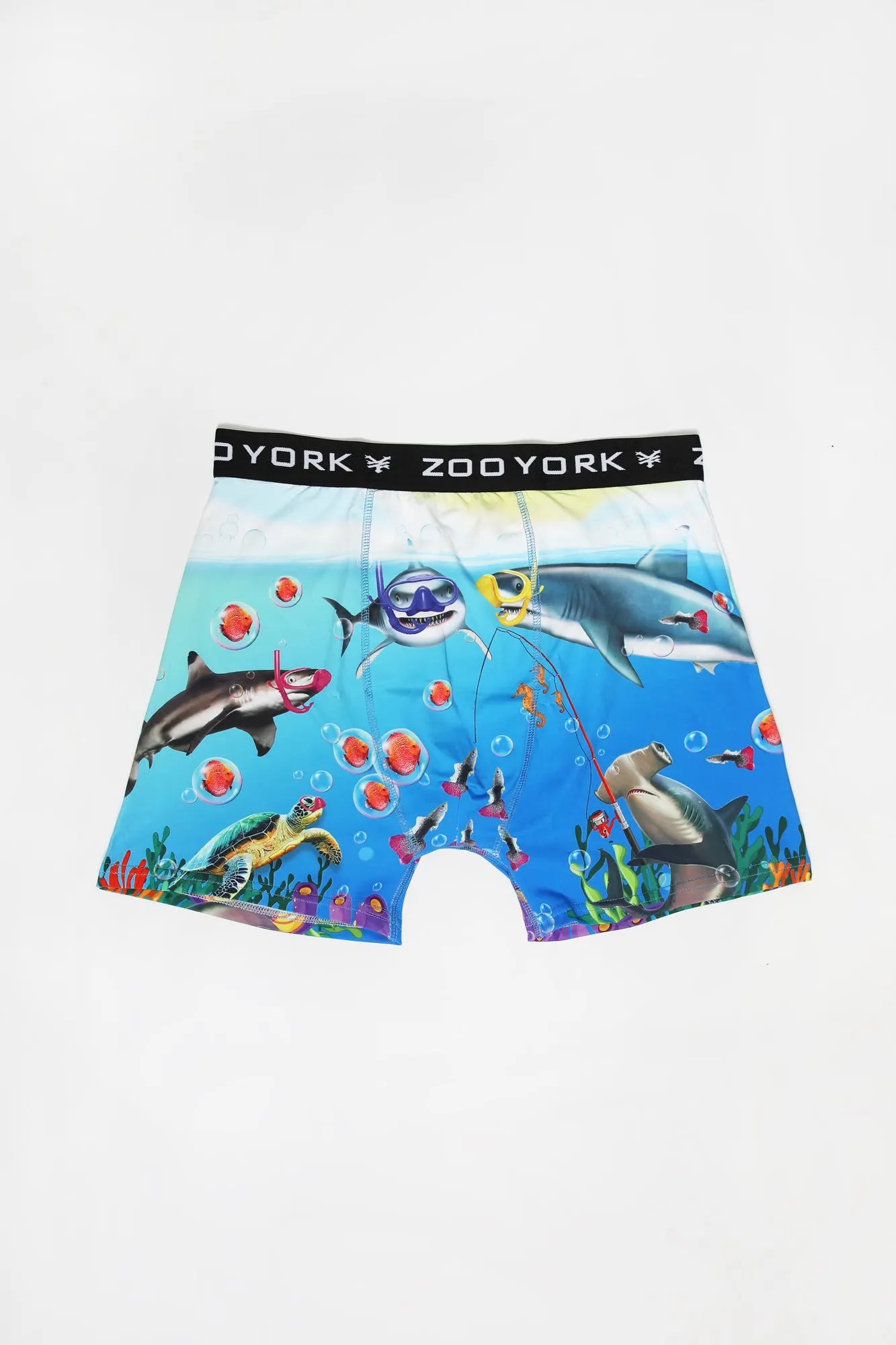 Zoo York Mens Shark Boxer Brief