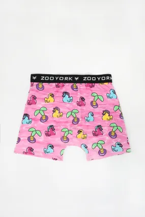 Zoo York Mens Tropical Duckies Boxer Brief